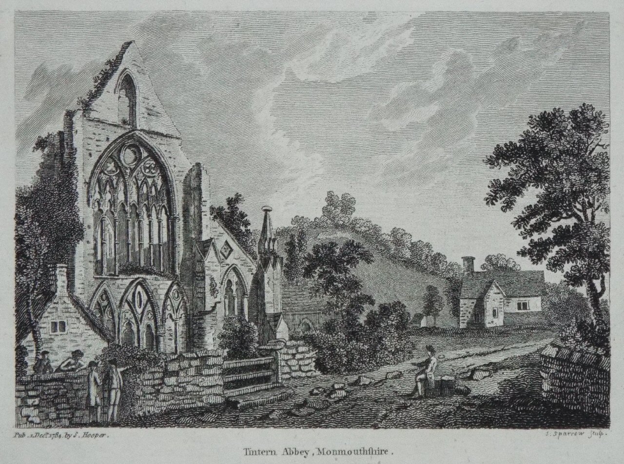 Print - Tintern Abbey, Monmouthshire. - 